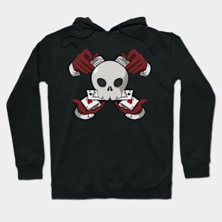 Croupiers crew Jolly Roger pirate flag (no caption) Hoodie